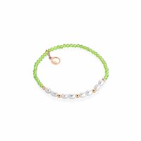 Bracciale Lelune Donna LELUNE GLAMOUR in Argento Perla LGBR377.2
